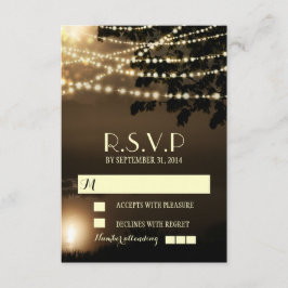 Ramos russos acende cartões RSVP de casamento