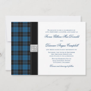 Ramsay Hunting Tartan Celtic Wedding Convite