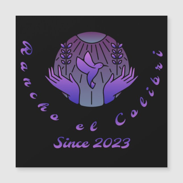 Rancho El Colibri Magnet (Frente)