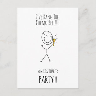 Rang The Chemo Bell Convite de festas