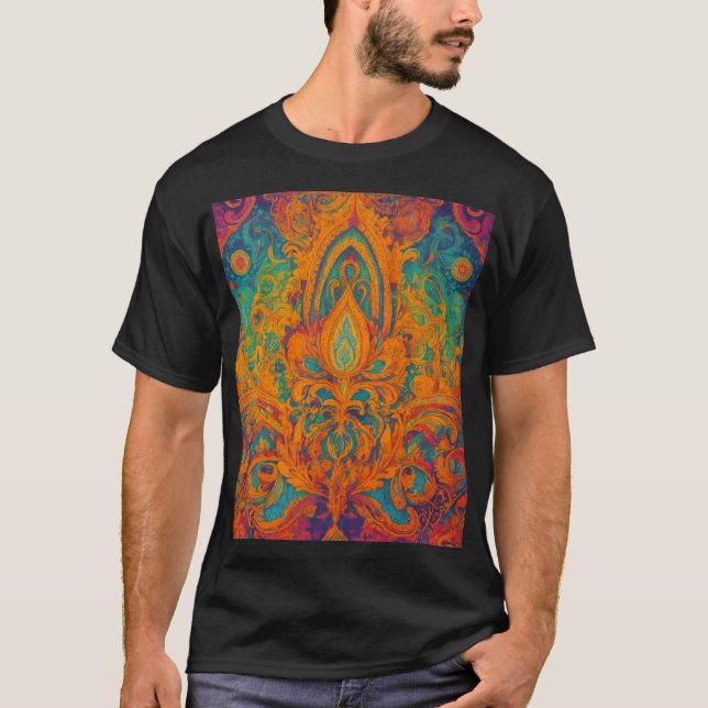 rangoli T-Shirt indiano (Frente)