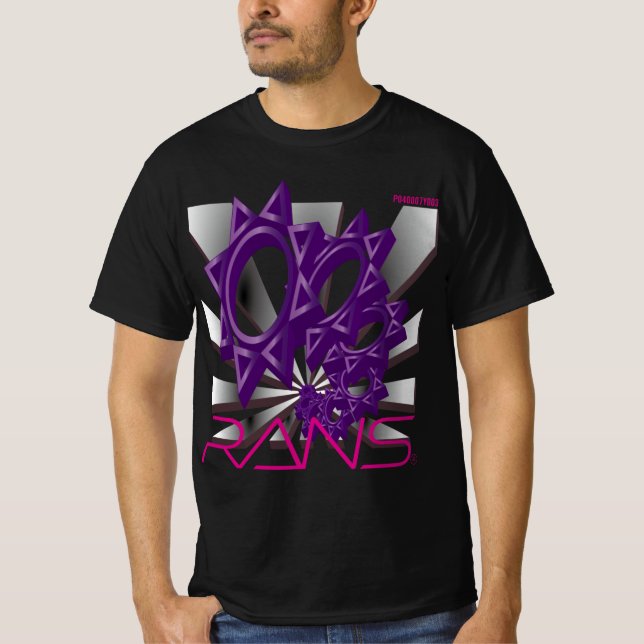 RANS Pop Out T-shirt    P040007Y003AME Black (Frente)