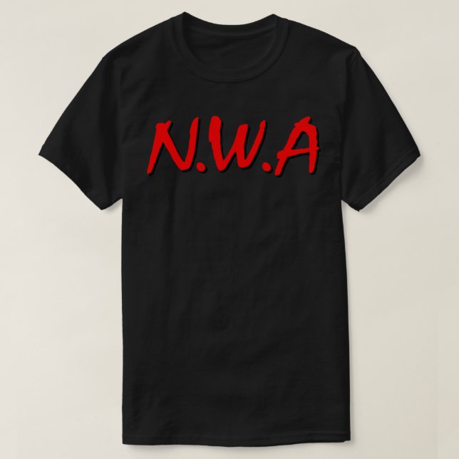 Rap N.W.A. Clássico em T-Shirt (Frente do Design)
