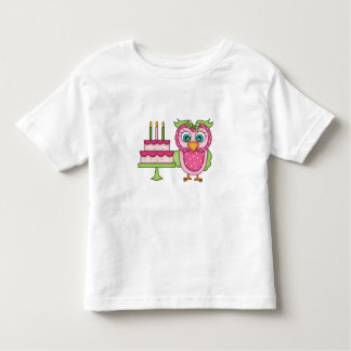 Rapariga 2T ~ Camiseta de Aniversário Rosa