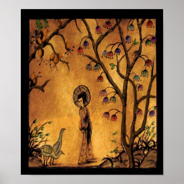 Rapariga Asiática ~ Impressão / Poster (Frente)