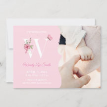 Rapariga de Anúncio de Nascimento Inicial W