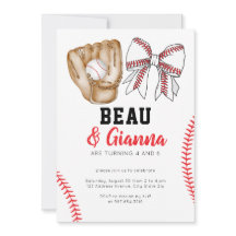 Rapariga de Convite de aniversário Combinado