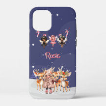 Rapariga de Natal Reindeer Candy Candy Fairies