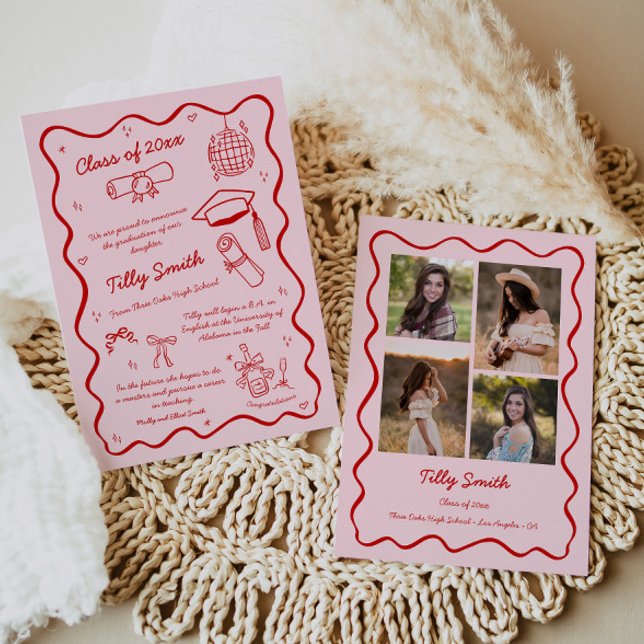 Rapariga do Anúncio de Graduação de Portas Rosa 4  (Criador carregado)