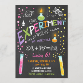 Rapariga do Convite de Aniversário para Experiênci