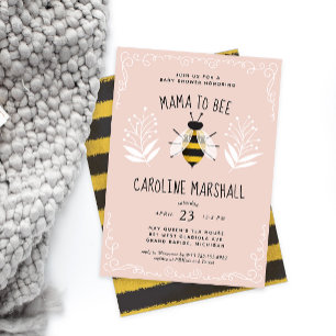 Rapariga Rustic Mama para o Convite de Chá de fral