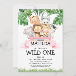 Rapariga Selva Safari Selvagem Um Convite De Anive