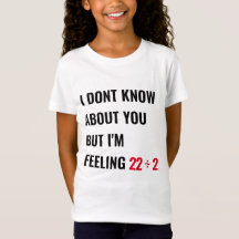 Raparigas 11 Aniversário 22 Camisa de Festa Inspir