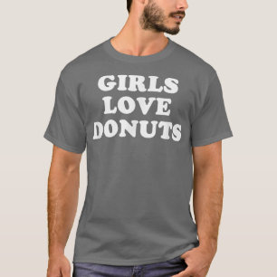 Raparigas Adoram Rosquinhas Retro T-Shirt