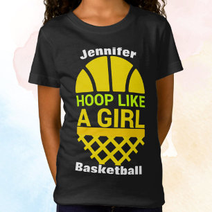Raparigas De Basquete Como Uma Camiseta Menina