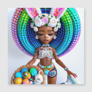 Raparigas de Melanina Mágica Caçadora Negra de Ovo