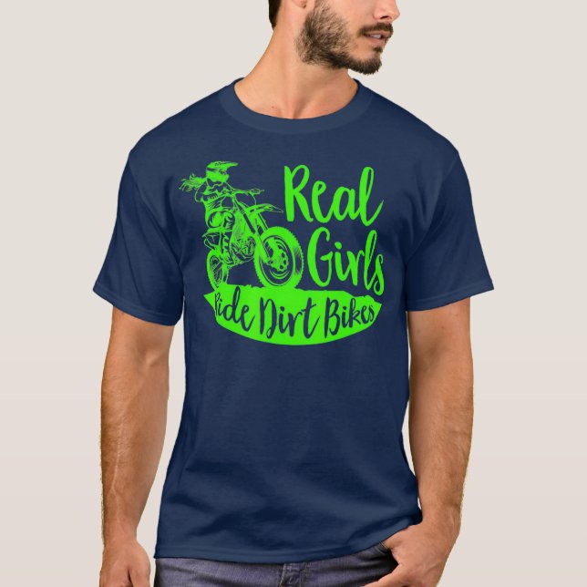 Raparigas de verdade usam camisetas engraçadas par (Frente)