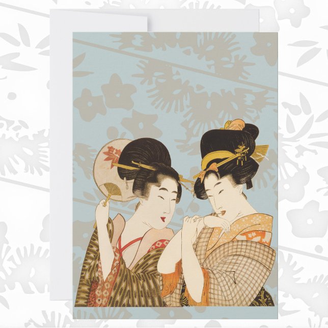 Raparigas Geisha Japonesas Vintage em Kimonos (Criador carregado)