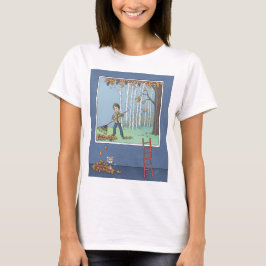 Rapaz raking deixa T-Shirt