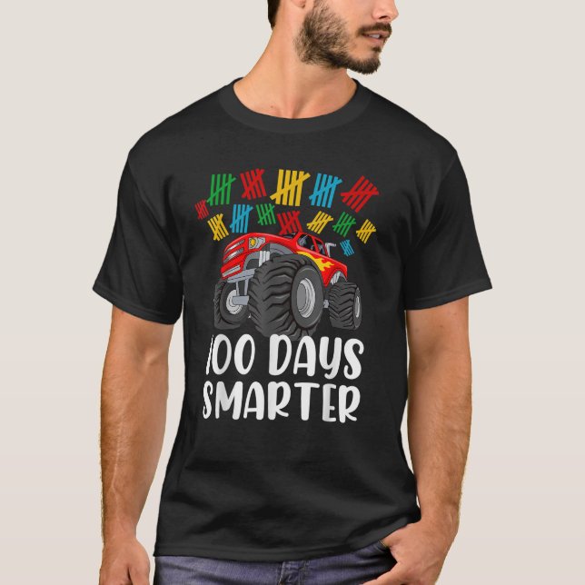 Rapazes 100. º Dia da Camisa de Escola Monstro 100 (Frente)