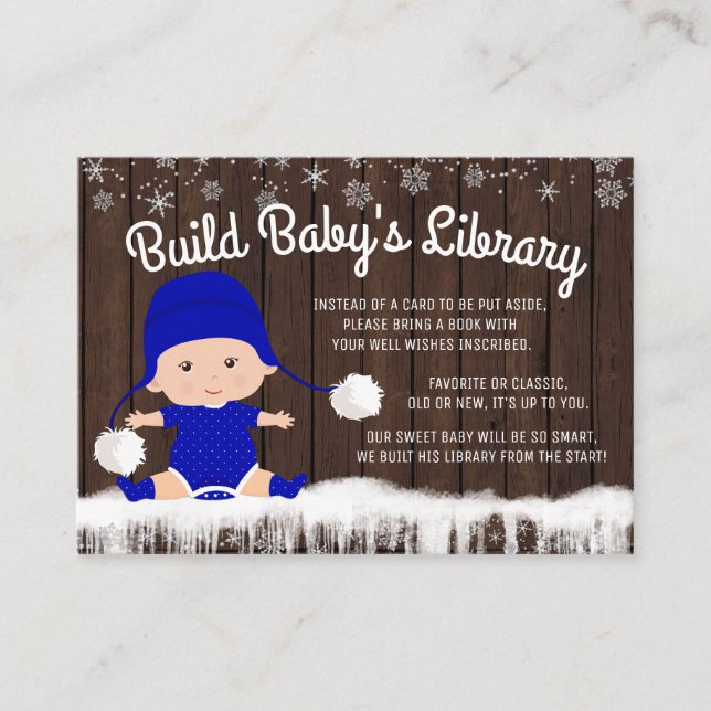 Rapazes Tragam Cartões de Chá de fraldas de Livro (Frente)