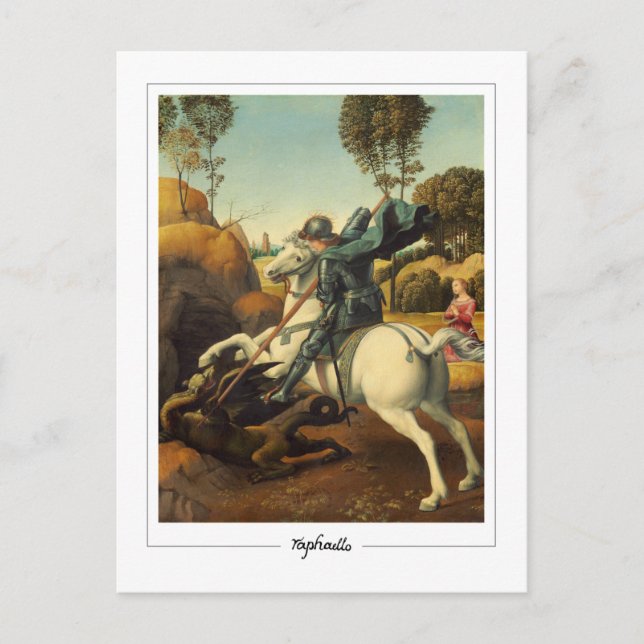 Raphael #1 - Cartão postal de belas artes (Frente)