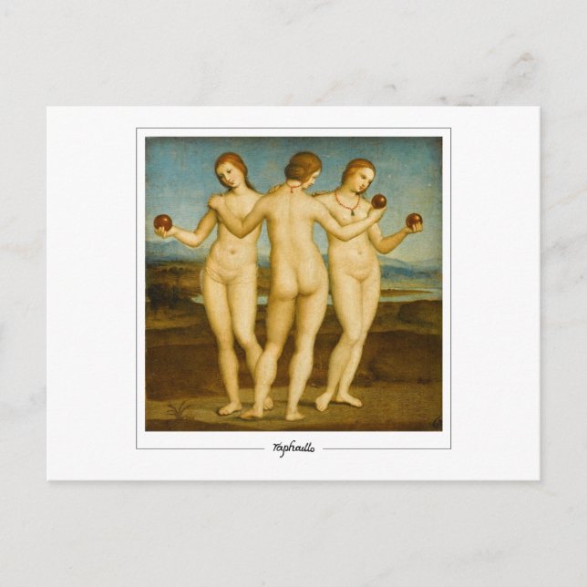 Raphael #4 - Cartão postal de belas artes (Frente)