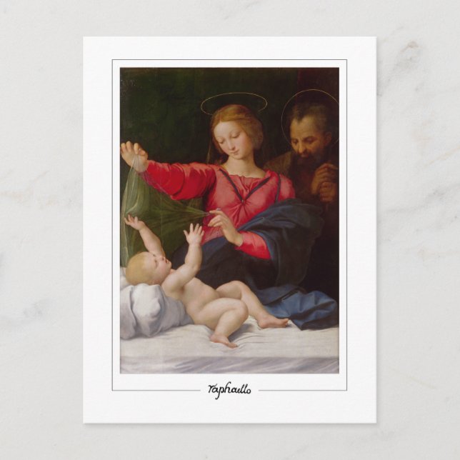 Raphael #6 - Cartão Postal de Arte Refinada (Frente)