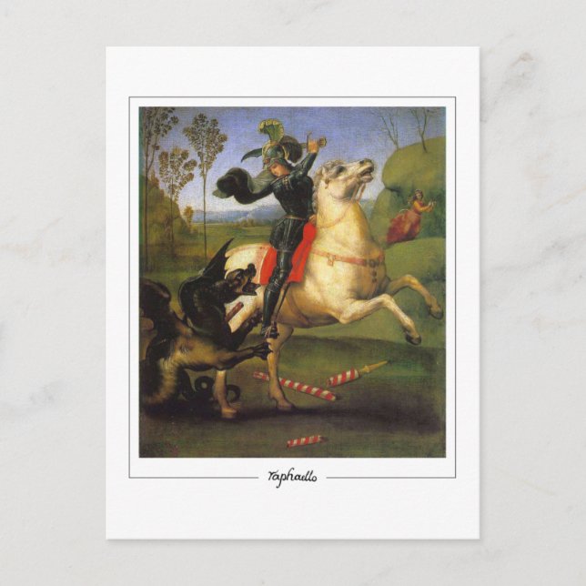 Raphael #93 - Cartão Postal de Arte Fina (Frente)