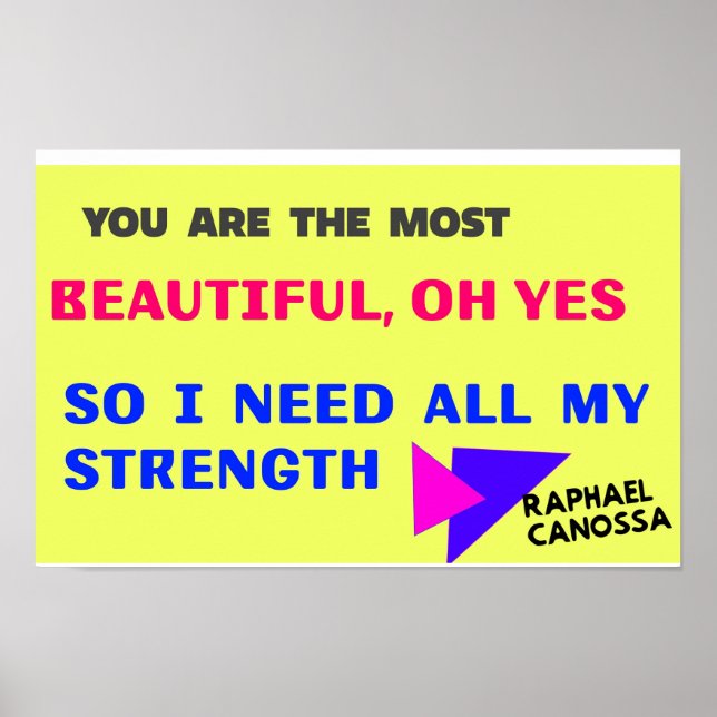 Raphael Canossa - Poster mais bonita (Frente)