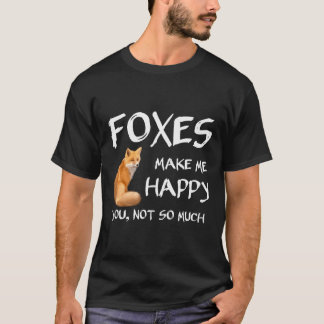 Raposa Cachorra Me Faz Feliz Camisa De Raposa De L