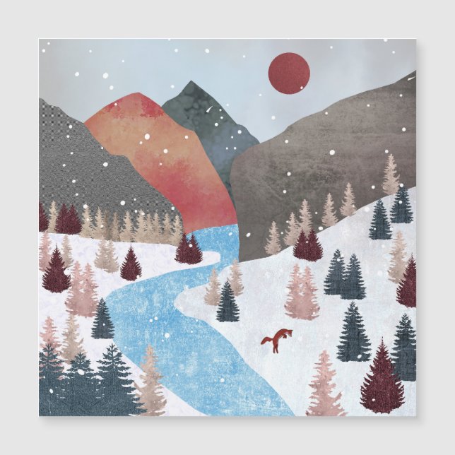 Raposa de caça de inverno (Frente)