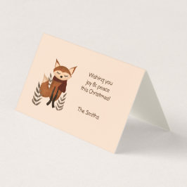 Raposa de inverno com Scarf