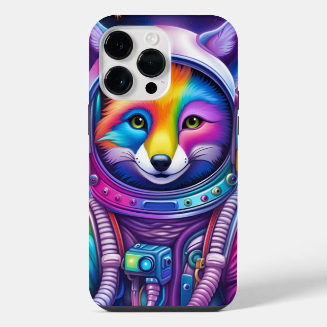Raposa Espacial - Capa de telefone (Verso)