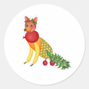 Raposa fruta! Adesivo