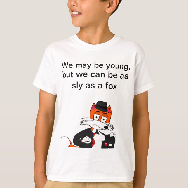 Raposa Fugitiva - Camiseta Infantil (Frente)