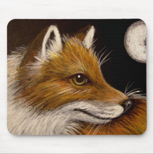 RAPOSA VERMELHA - LUA CHEIA Mousepad