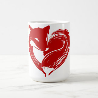 Raposas do amor - caneca