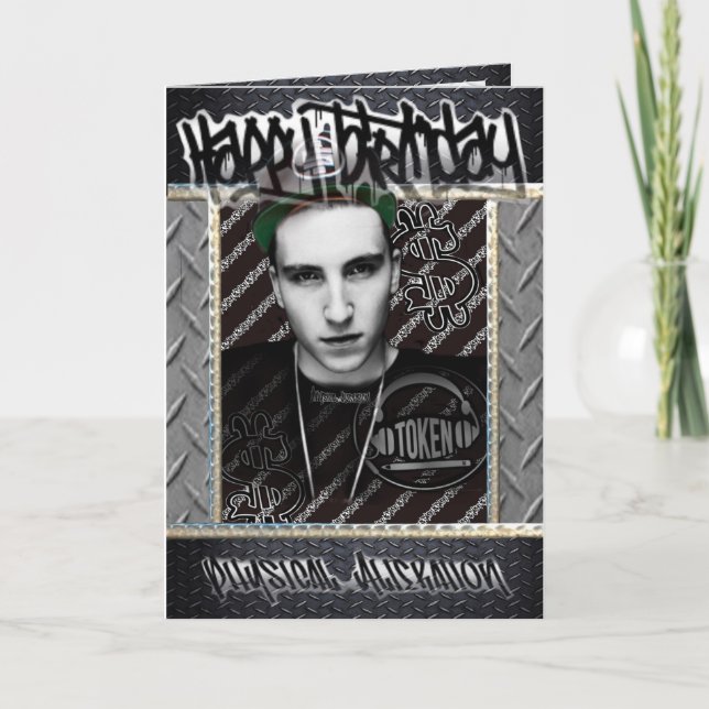 Rapper de token de cartões de aniversário (Frente)