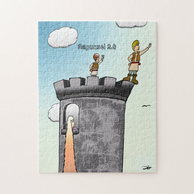 Rapunzel Jigsee Quebra-cabeça (Vertical)