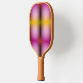 Raque de pickleball colorida com um design gradien