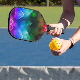 Raque de Pickleball com Desenho de Coração