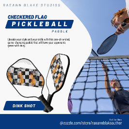 Raque de Pickleball com Desenho Personalizado de B