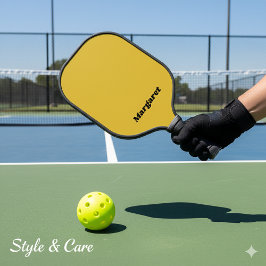 Raque de Pickleball Dourado Metálico Personalizado