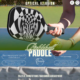 Raque de Pickleball Personalizado Ilusão Óptica