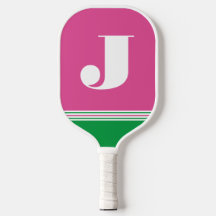 Raque de Pickleball Rosa Neon Inicial