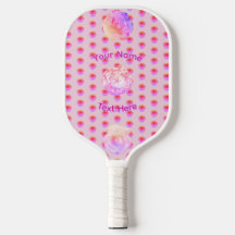 Raquete de Pickleball Tomboy Rosa Boho Flor