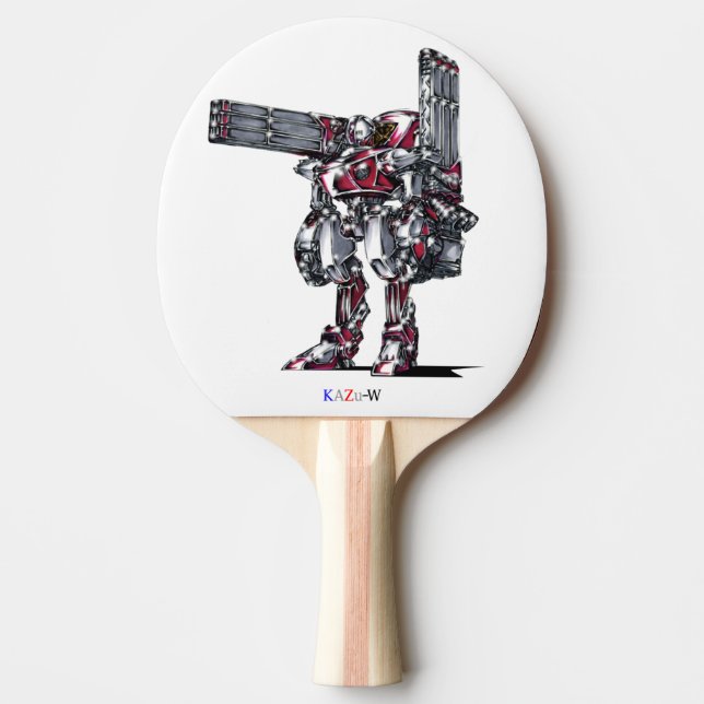 RAQUETE DE PING PONG 作品番号00010　「高出力荷粒子砲3連装2基装備の砲兵機」 (Frente)