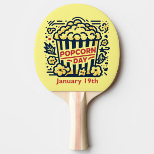 Raquete De Ping Pong 19 de janeiro - Dia da pipoca