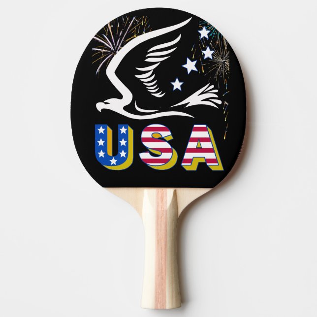 Raquete De Ping Pong 4 de julho (Frente)